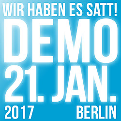 Wir haben es satt ! 2017