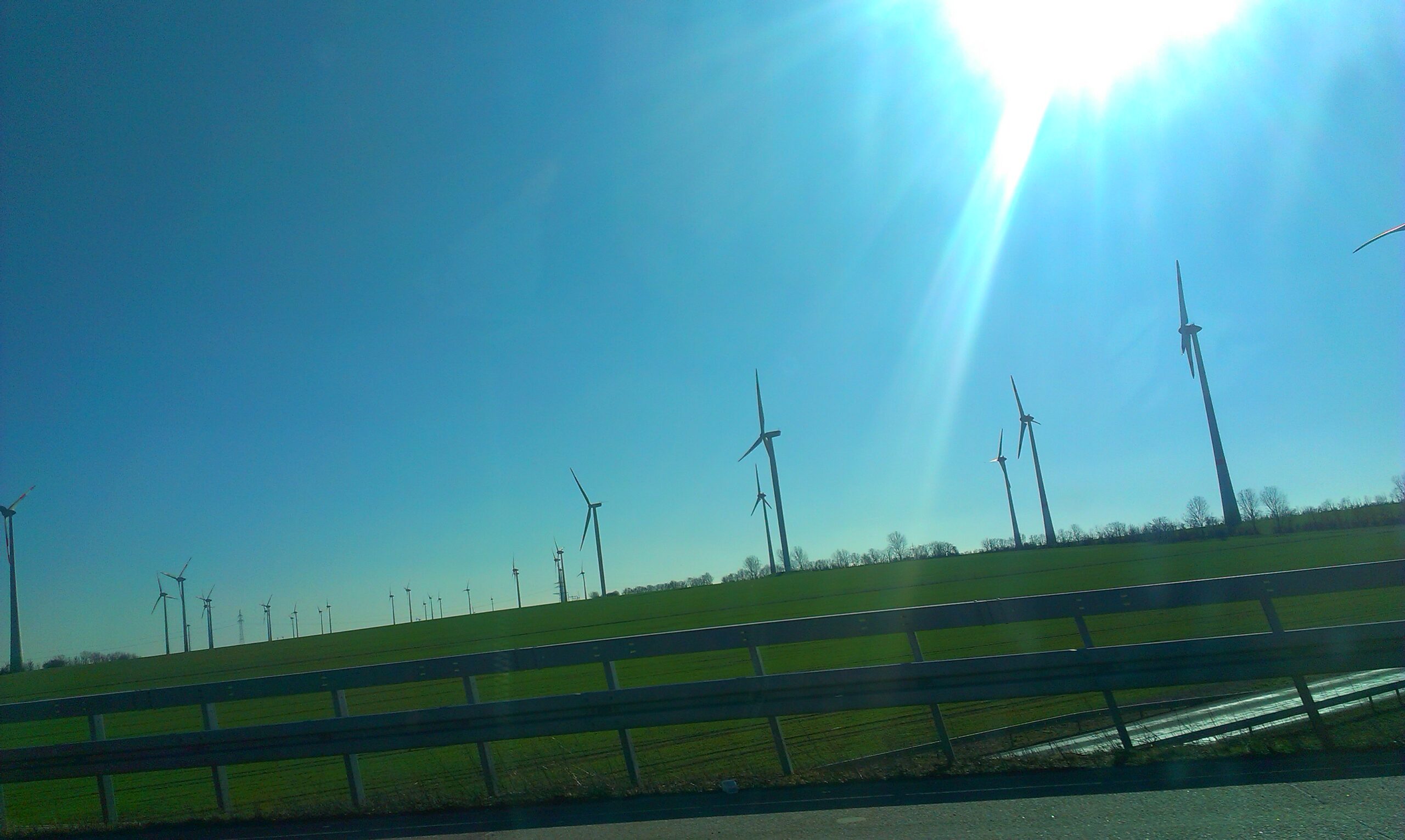 Windräder wohin man schaut